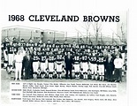 1968 CLEVELAND BROWNS TEAM 8x10 PHOTO KELLY WARFIELD FOOTBALL OHIO NFL ...