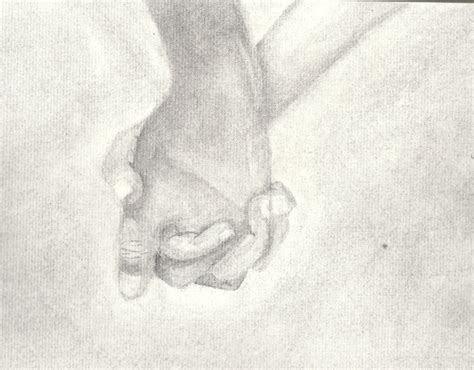 Holding Hands Made With Charcoal Charcoal Hands Art