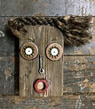 Folk art mask—found objects in 2020 | Wood art projects, Recycled art ...