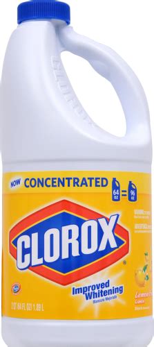 Clorox Lemon Bleach Concentrate 64 Fl Oz Bakers
