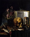 Simon RENARD DE SAINT-ANDRÉ (Paris 1613-1677) Nature morte à la Vanité ...