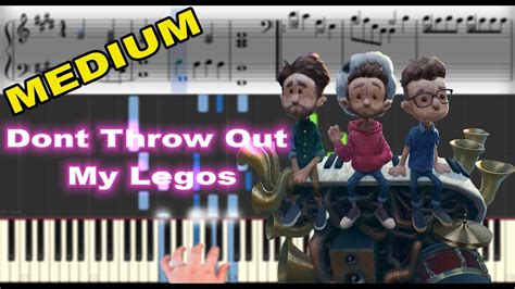 Ajr Dont Throw Out My Legos Sheet Music And Synthesia Piano Tutorial