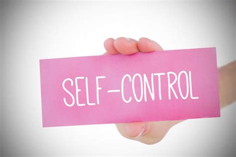 How To Practice Self Control