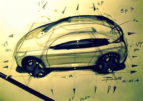 New Book ‘car Design Sketching Tips By Luciano Bove Car Body Design