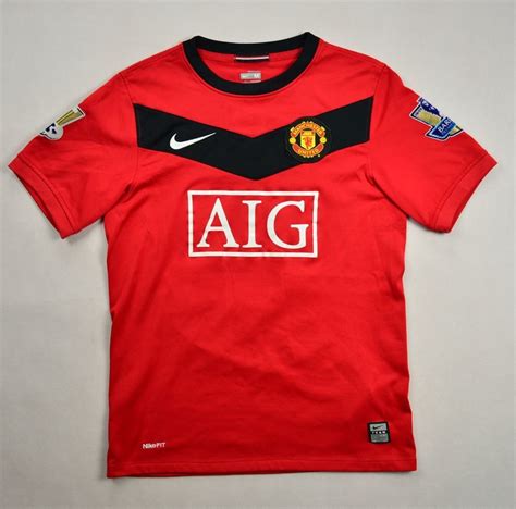 2009 10 Manchester United Rooney Shirt M Boys 140 152 Cm Football