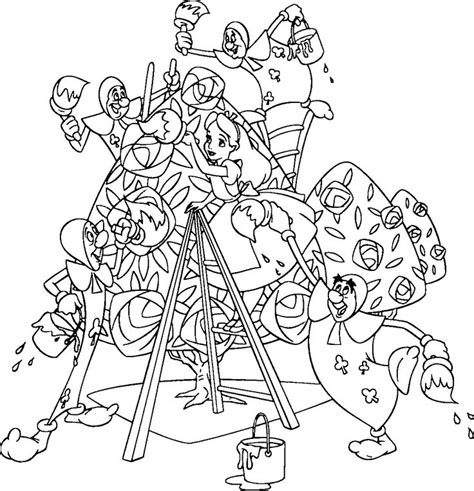 95 best Alice In Wonderland Adult Coloring Pages images on Pinterest