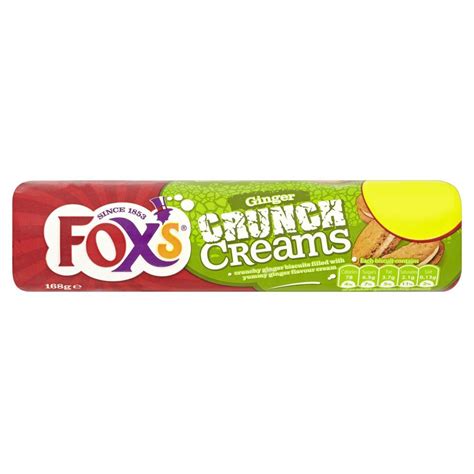 Foxs Ginger Crunch Cream 168g