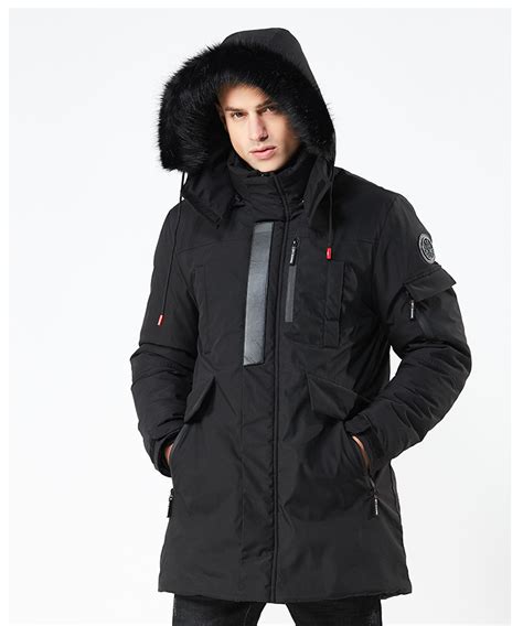 2020 2018 Winter Jackets For Men Fur Hooded Parka Detachable Warm Wind