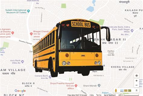 The School Buses Are Fitted With A Gps Tracking Device Which Allows