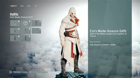 Assassin S Creed Unity All Outfits Ezio Bellec Shay Connor
