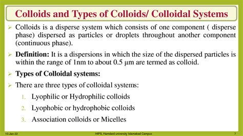 Solution Colloids And Types Of Colloids Studypool