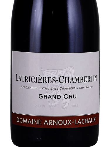 Domaine Arnoux Lachaux Latricières Chambertin Grand Cru Vivino