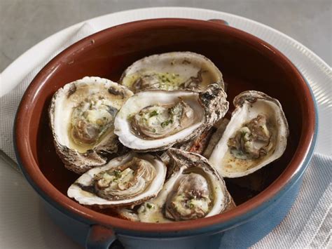 Roasted Oysters With Garlic Parsley Butter Recipe Marc Murphy Food