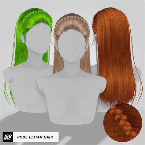 Pode Leitar Hair Ts4 Public Iconic The Sims 4 Cc Creator