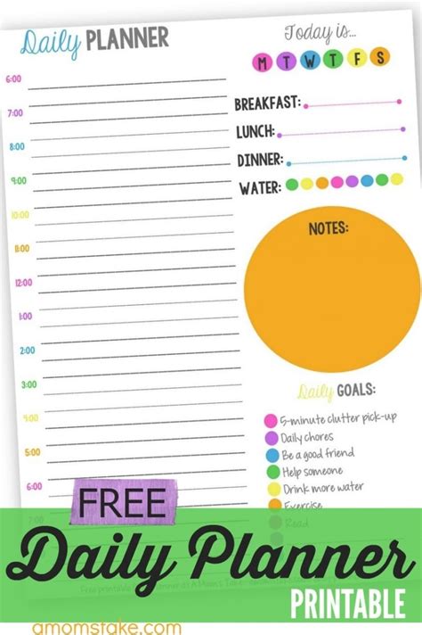 One great reason to create use of a printable calendar is it can be even though some web sites might possibly ask for the user a bit payment to print the calendar, the majority are totally free to everybody that like to print. Printable Daily Planner - A Mom's Take