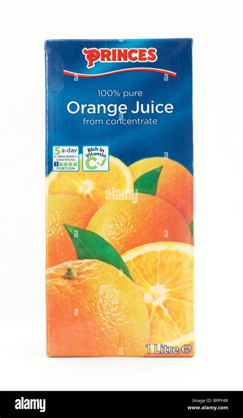 Orange Juice Carton Cut Out Stock Images And Pictures Alamy