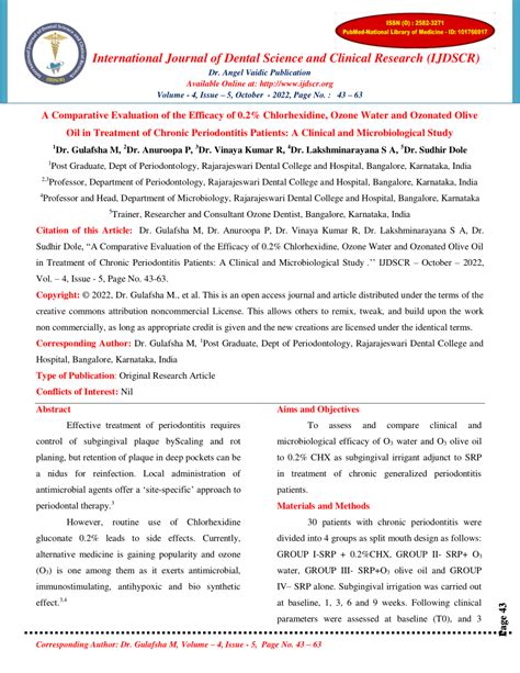 PDF A Comparative Evaluation Of The Efficacy Of 0 2 Chlorhexidine