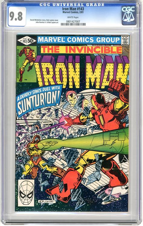 Iron Man Issue 143 Sold Details Four Color Comics
