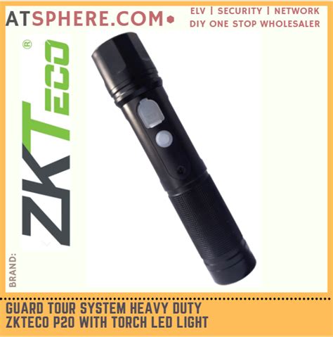 Zkteco Zk Guard Tour Patrol System With Software With Led Torch Light