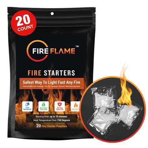 Fireflame Quick Instant Fire Starter 100 Waterproof All Purpose