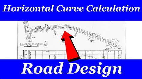 Horizontal Curve Calculations Example Youtube