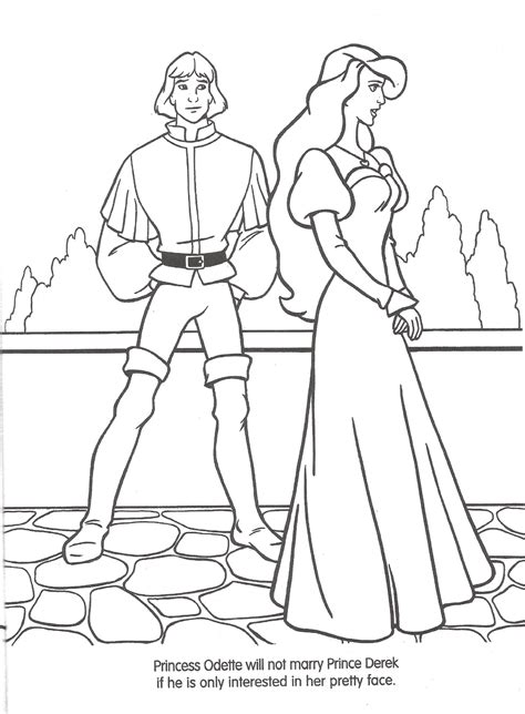 Barbie and the three musketeer coloring pages. Image - Swan Princess official coloring page 8.png | The ...