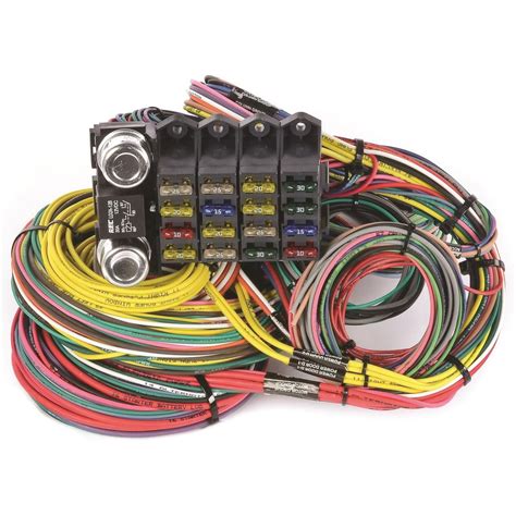 Jegs 10405 Universal Wiring Harness 20 Circuit 16 Fuse