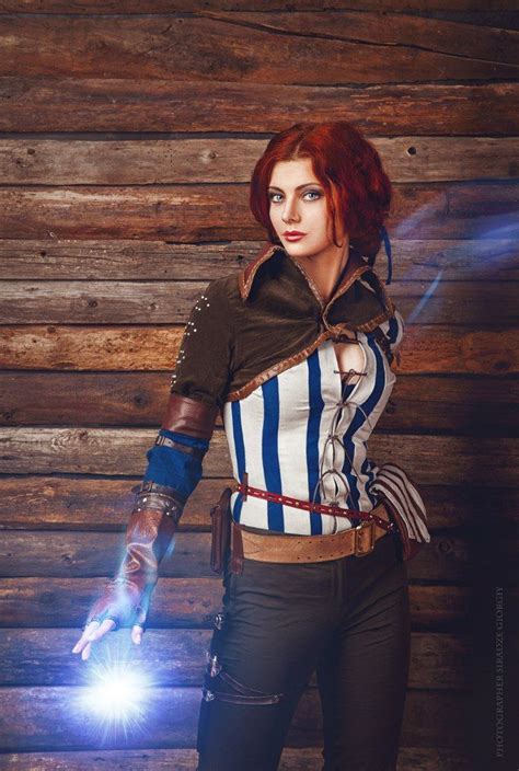 Pin On Video Game Cosplay Triss Merigold Of Maribor The Witcher