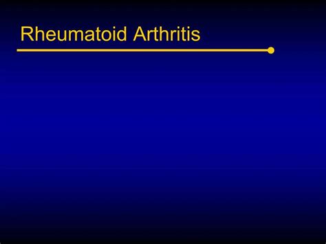 Ppt Rheumatoid Arthritis Powerpoint Presentation Free Download Id