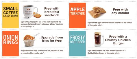 Breakfast, combos, burgers, chicken, kids' pack, sides, desserts, beverages and much more. Canadian Freebies, Coupons, Deals, Bargains, Flyers ...