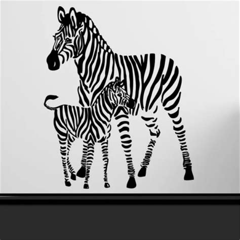 Buy B15 Zebra Wall Art Sticker Animal Print Stripes
