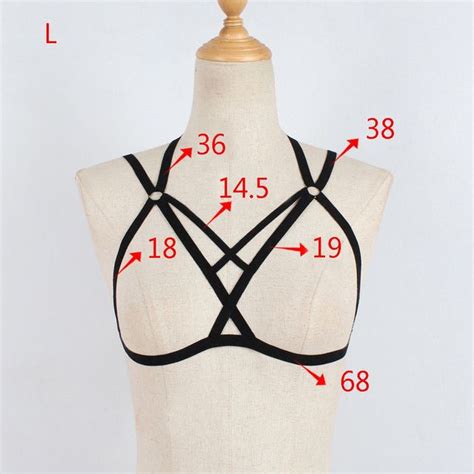 Women Sexy Bandage Bra Straps Cupless Crop Tops Chest Bandage Lingerie