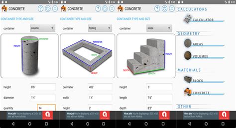 Civil engineering concrete calculator app trough calculate concrete slab concrete volume hope it is a best concrete calculator 2018 thank you for using concrete calculator 2018 app and don't. best construction apps | general contractor apps | best ...