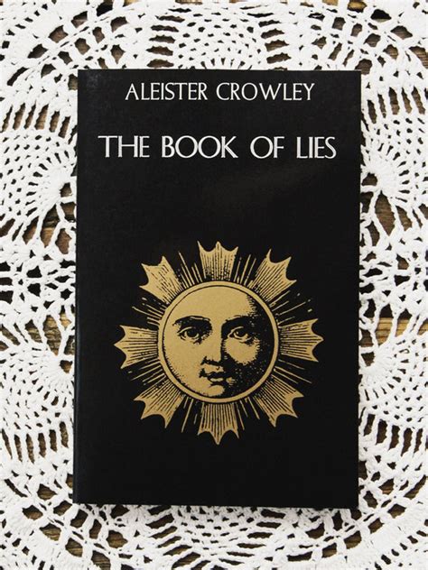 Book Of Lies Aleister Crowley The Book Of Lies Hardcover Vroman S