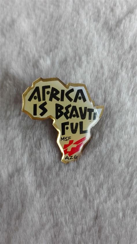 Africa Is Beautiful Pin Collectible Lapel Pin Vintage Etsy Uk Lapel