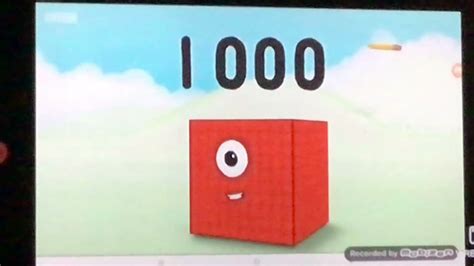 numberblocks 1 to 1000