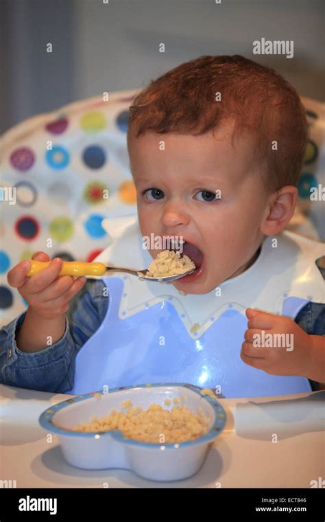 Boy Eating Pasta Hi Res Stock Photography And Images Alamy