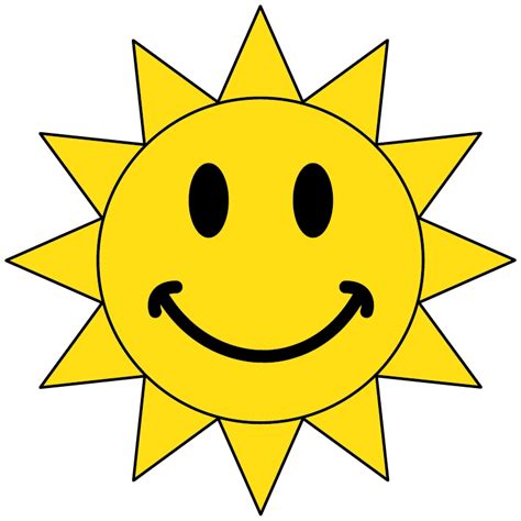 Clipart Smiley Cartoon Sun Happy Smiley Face Happy Clip Art Gallery