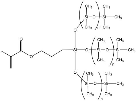 Monomethacryloxypropyl Terminated Polydimethylsiloxane Asymmetric 6 9
