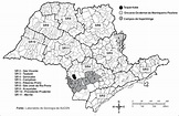Mapa do Estado de São Paulo (Meridiano Central 48º30'W de... | Download ...