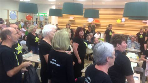 Camberley Mands Rock Choir Flashmob Sept 2014 Youtube