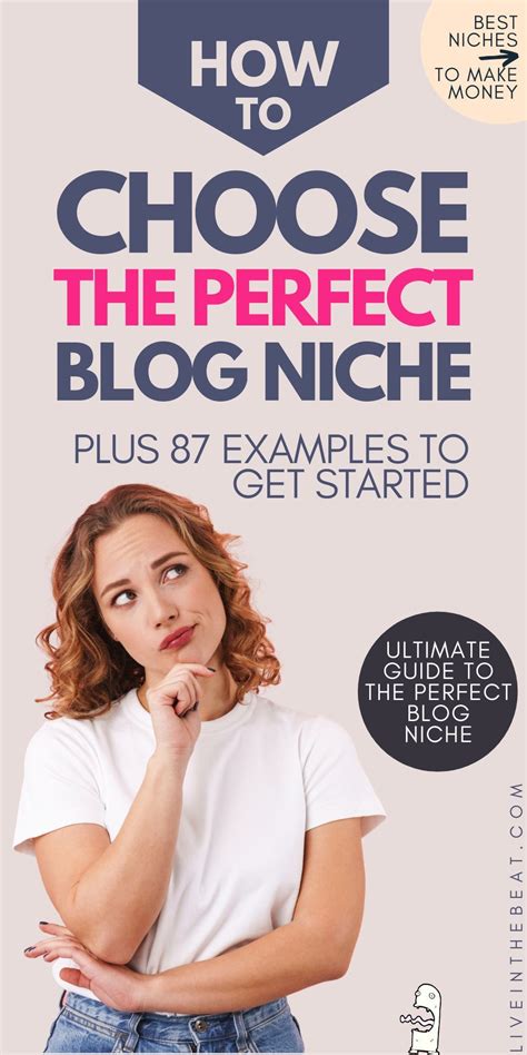 niche blog ideas your ultimate guide to the perfect niche live in the beat in 2021 blog