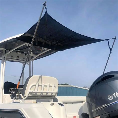 Quick Deploy Shade Sails For Small To Medium Size Boats And Pontoon