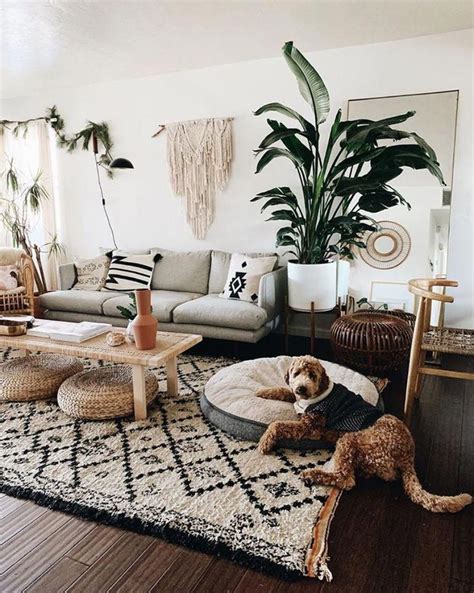 Modern Boho Living Room Ideas Inspiration For A Modern Bohemian Living Room With Moro In 2020