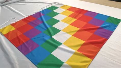 10 Banderas Pueblos Originarios Wiphala De 60 X 60 Cm En Venta En