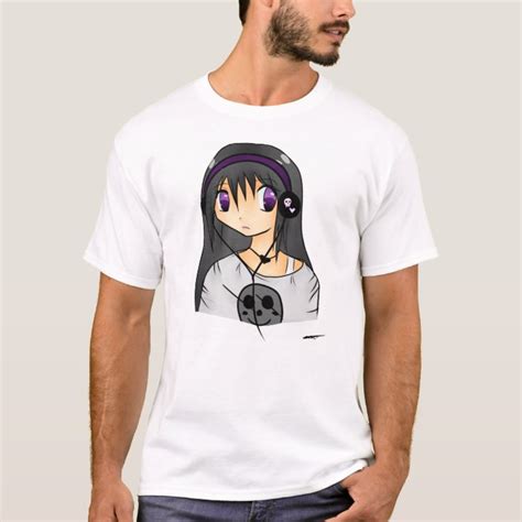 Dubstep Anime Girl T Shirt Zazzle