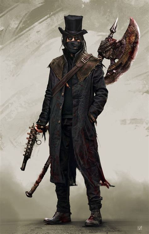 Hunter Character Concept By Nagy Norbert Inspired By Bloodborne Rpg