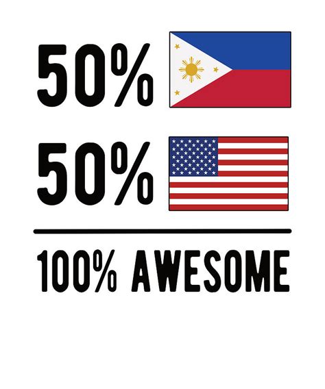 half filipino half american flag philippines usa digital art by madeby jsrg fine art america