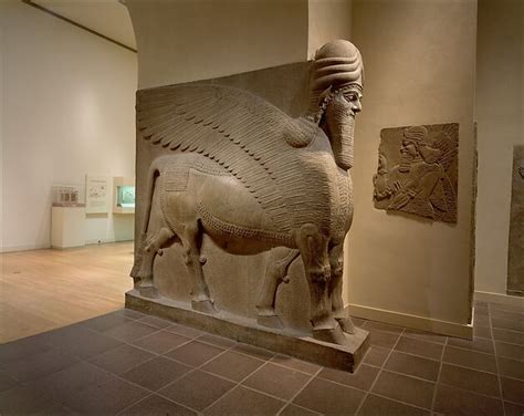 Human Headed Winged Lion Lamassu Assyrian Neo Assyrian The