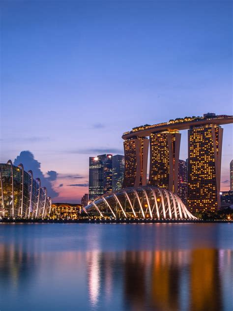 Singapore Reflection Wallpapers Wallpaper Cave